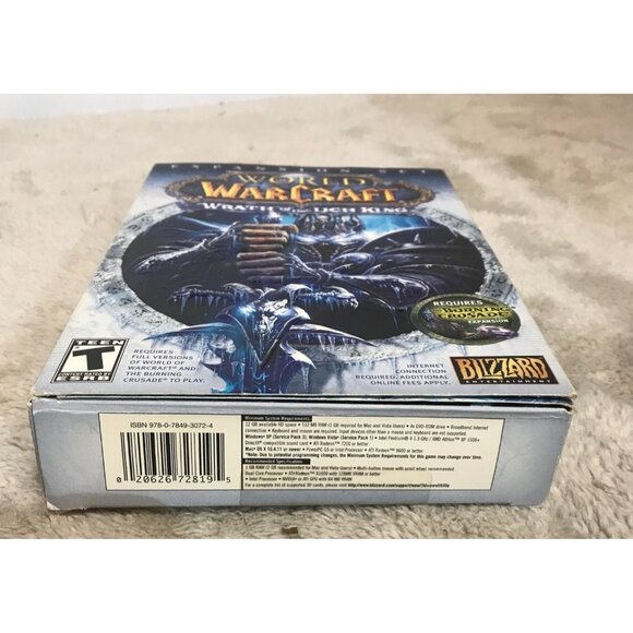 World Of Warcraft Wrath Of The Lich King Expansion Set Game DVD-ROM - Picture 11 of 12